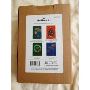 Hallmark Christmas Cards/40 Cards Four Different Styles